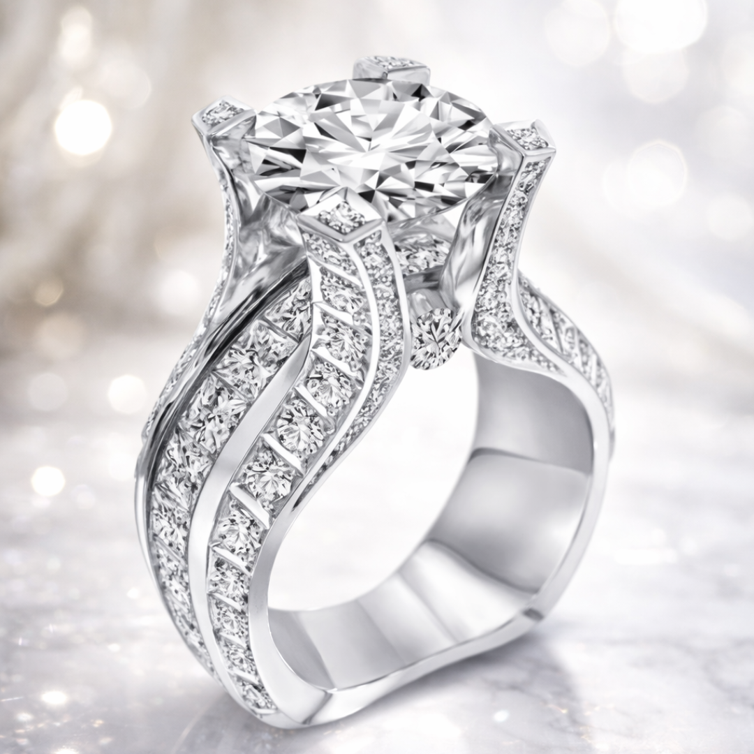 Vintāžas Zirkonija Gredzens